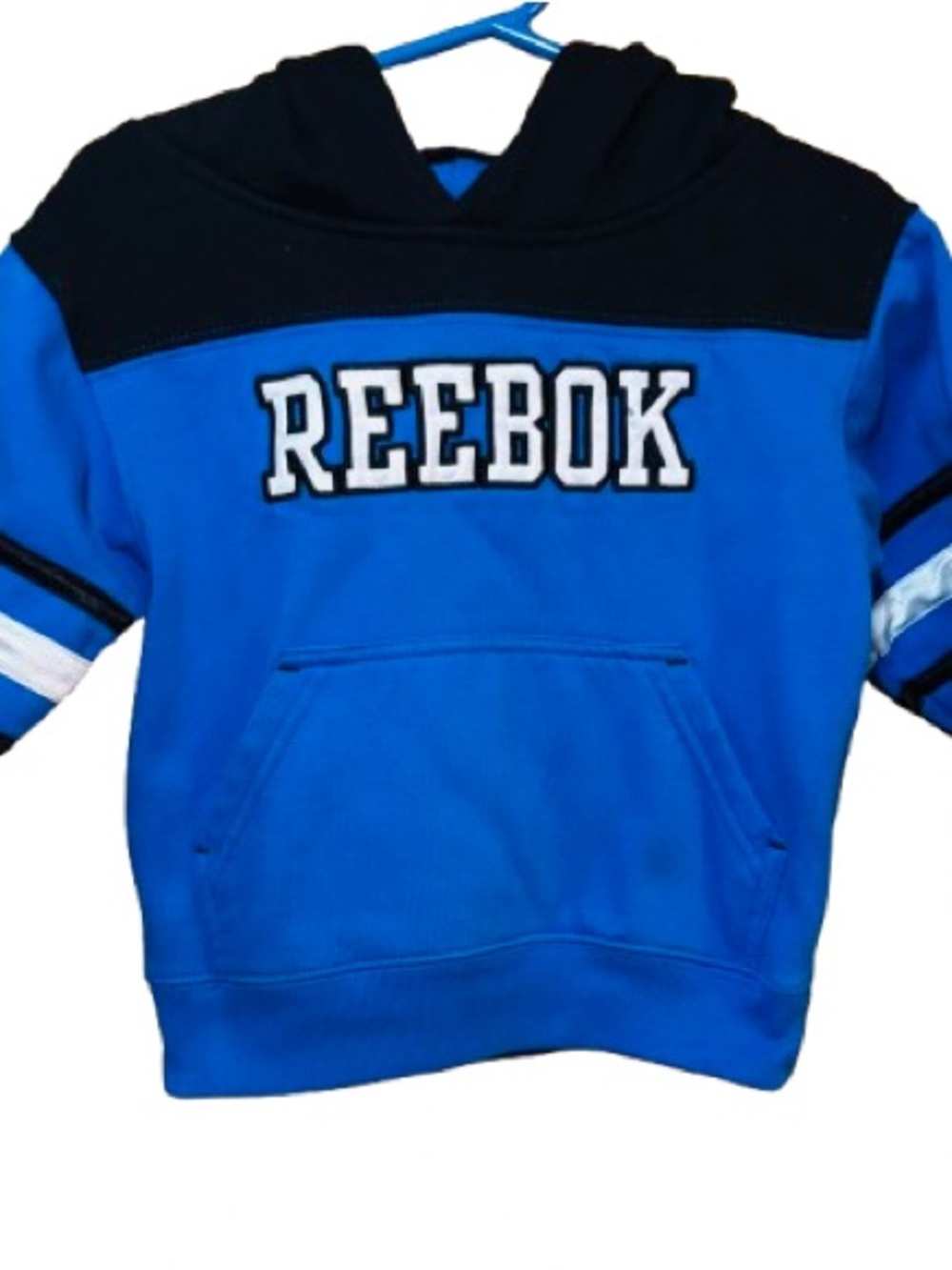 Reebok Kids Blue & Black Hoodie Sweatshirt 3T